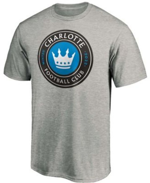 Men's Mitchell & Ness Black Charlotte FC Primary Logo T-Shirt