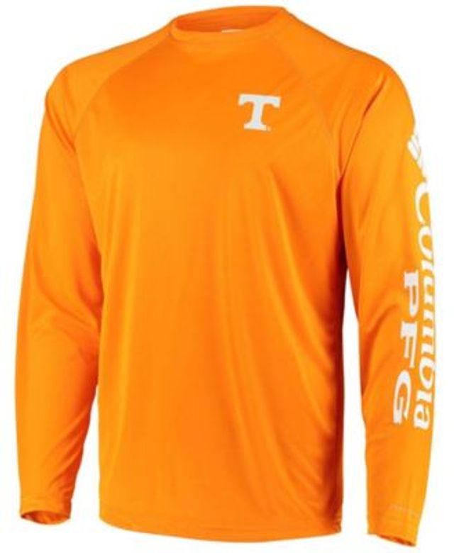 Columbia Men's Texas Longhorns Burnt Orange Terminal Tackle Long Sleeve T-Shirt, XL