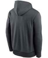 Men's Nike Heathered Charcoal/Scarlet San Francisco 49ers Surrey Legacy Pullover Hoodie, Size: Medium, Grey