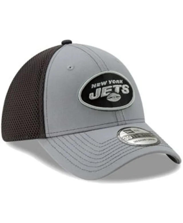 Men's New Era Gray New York Jets Speed 39THIRTY Flex Hat