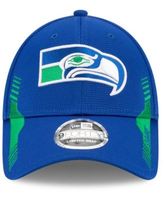 Men's Seattle Seahawks New Era Black/Navy 2022 NFL Draft 9FORTY Adjustable  Hat