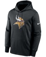 Men's Nike Black New Orleans Saints Fan Gear Primary Logo Therma  Performance Pullover Hoodie 