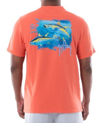Tuna Splash SS Crew with Pocket T-Shirt
