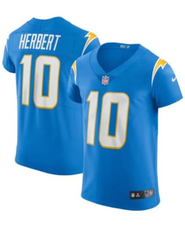 Justin Herbert Los Angeles Chargers Nike Women's Atmosphere Fashion Game  Jersey - Gray