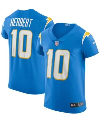 Men's Nike Justin Herbert Navy Los Angeles Chargers Vapor Limited Jersey, 3XL