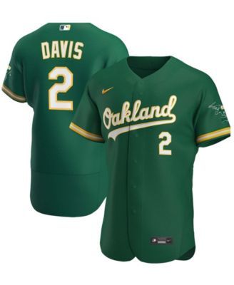 Men's Nike Kelly Green Oakland Athletics Road Cooperstown Collection Team  Jersey