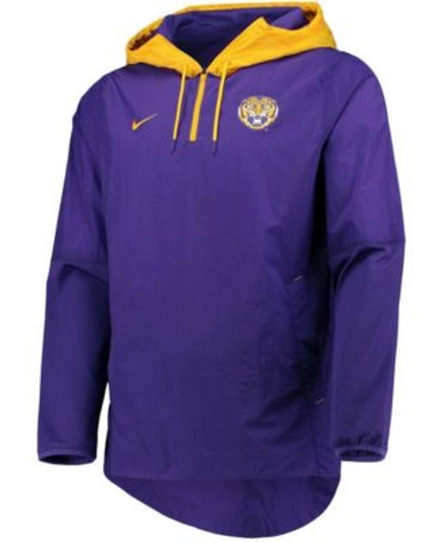 Minnesota Vikings Nike Sideline Alpha Fly Rush Pullover Jacket - Purple