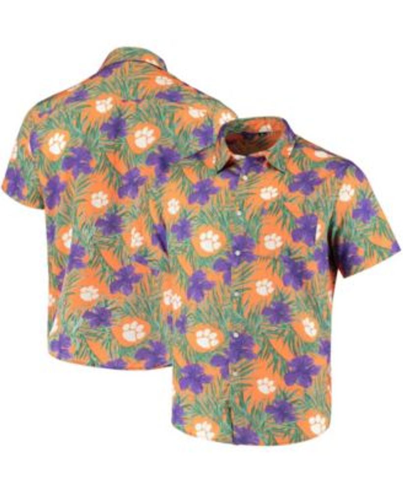 Men's Reyn Spooner Orange Detroit Tigers Kekai Button-Down Shirt