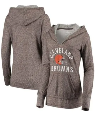 Nike Men's Cleveland Browns Sideline Therma-FIT Pullover Hoodie - Brown - M (Medium)