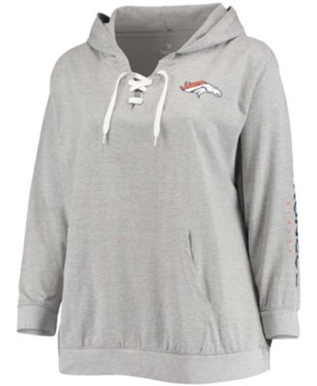 Women's Fanatics Branded Gray Denver Broncos Team Authentic Custom