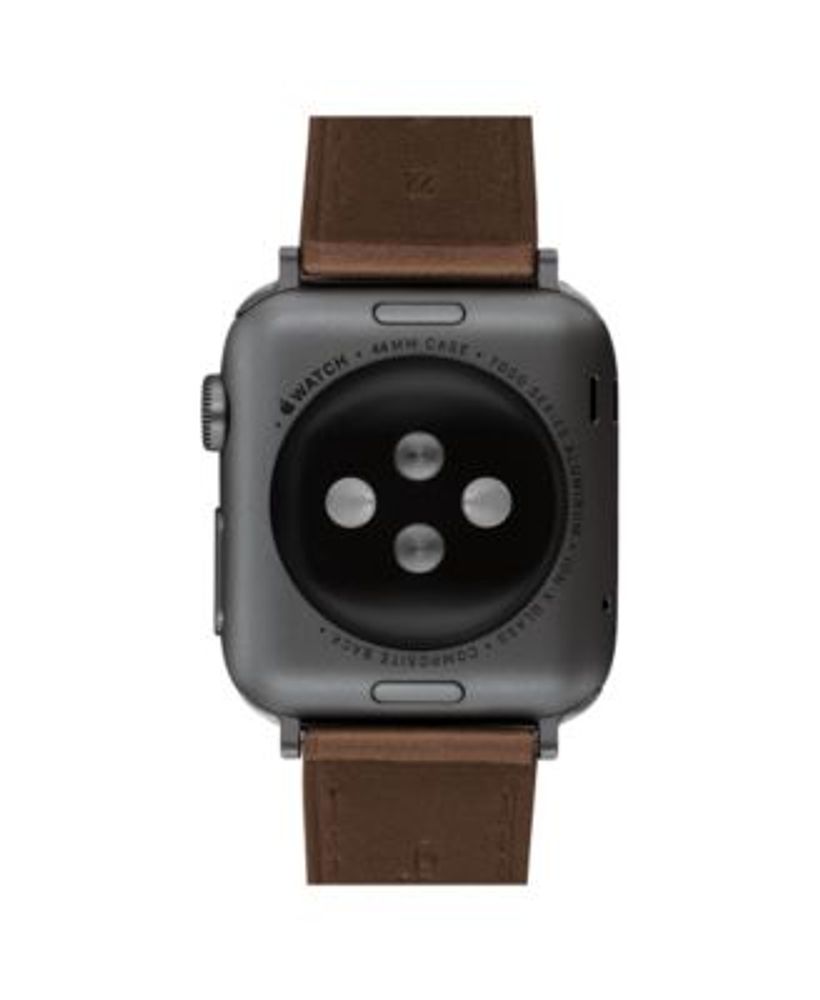 Brown Leather Strap 42/44/45mm Apple Watch Band 