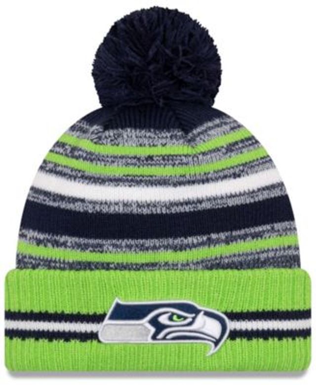 Fanatics Men's Branded Black Seattle Seahawks Blackout Cuffed Knit Hat