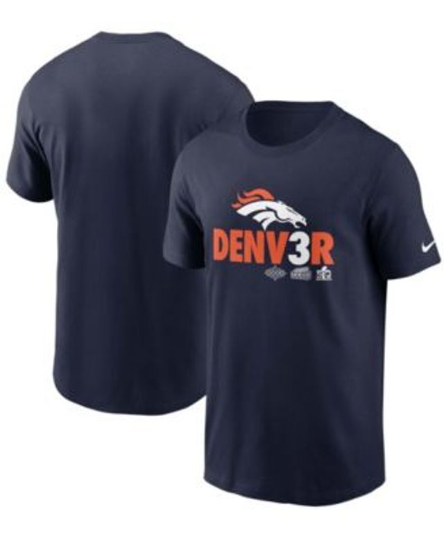 Men's New Era Cream Denver Broncos Sideline Chrome T-Shirt