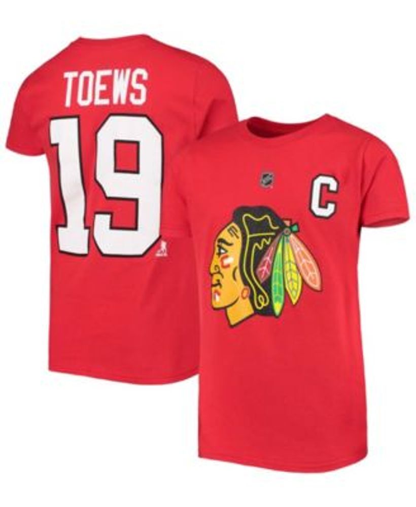 Men's Adidas Jonathan Toews Red Chicago Blackhawks Captain