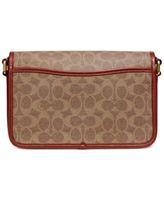 COACH Signature Coated Canvas Studio Shoulder Bag - Macy's