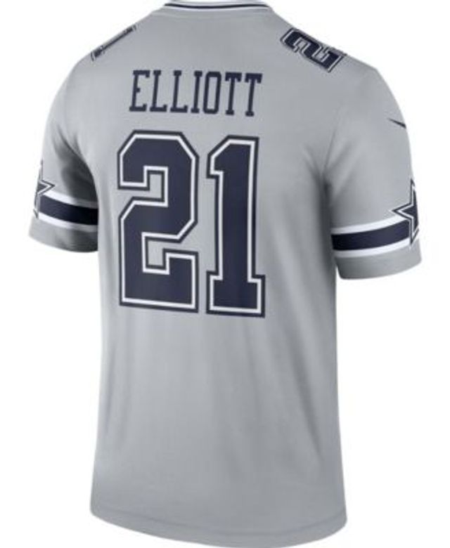 Men's Nike Trevon Diggs Gray Dallas Cowboys Inverted Legend Jersey