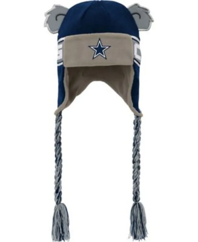 Outerstuff Little Boys and Girls Navy Dallas Cowboys Wordmark Ears Trooper  Knit Hat