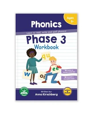 Phase-3 Phonics Educational Learning Workbook