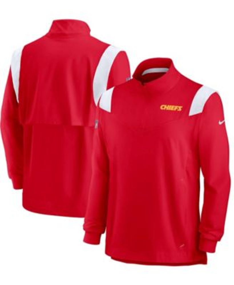 Nike Men's Kansas City Chiefs Sideline Coaches Red Full-Zip Bomber Jacket