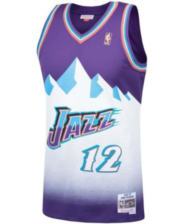 Kids' Utah Jazz Nike Hardwood Classic Shorts Small Purple