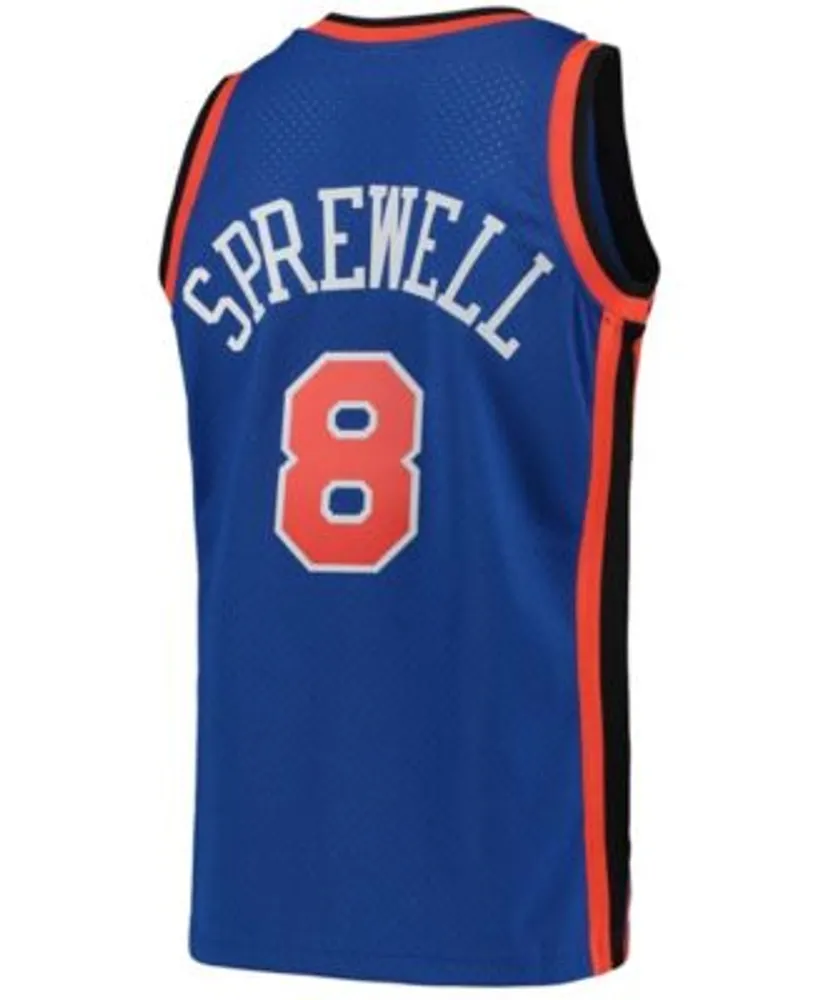 Mitchell & Ness Men's Latrell Sprewell Black New York Knicks 1998
