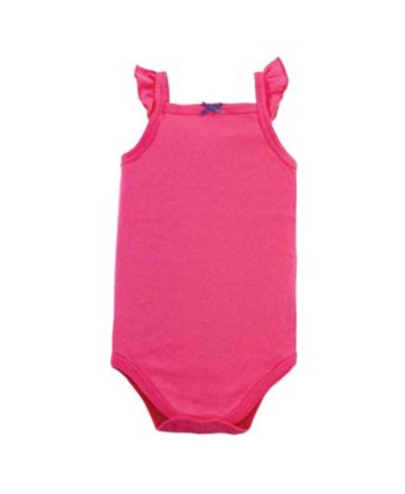 Baby Girls Sleeveless Bodysuit, Pack of 5