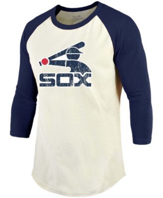 Men's Nike Carlton Fisk Navy Chicago White Sox Cooperstown Collection Name  & Number T-Shirt