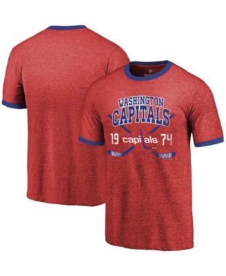 Chicago Cubs New Era Brushed Ringer T-Shirt - Heathered Royal