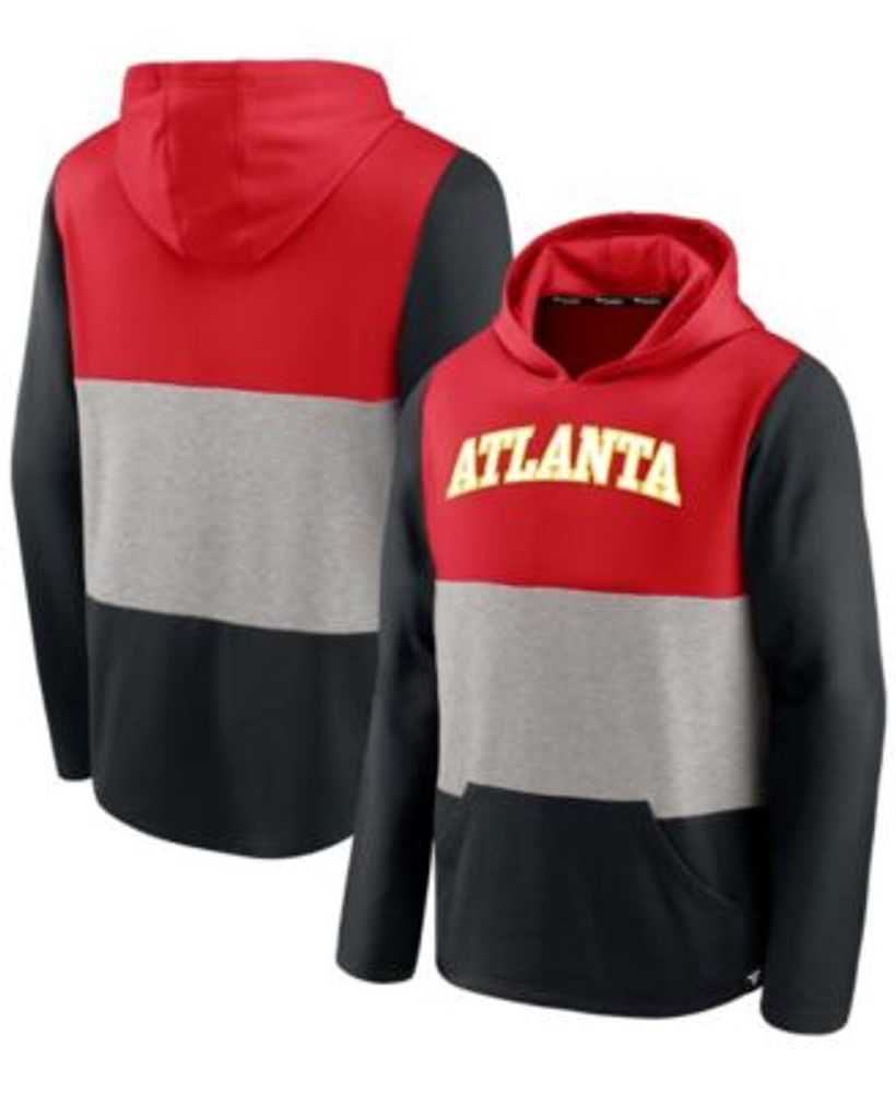 Nike Men's Atlanta Hawks Red Logo Hoodie, Medium