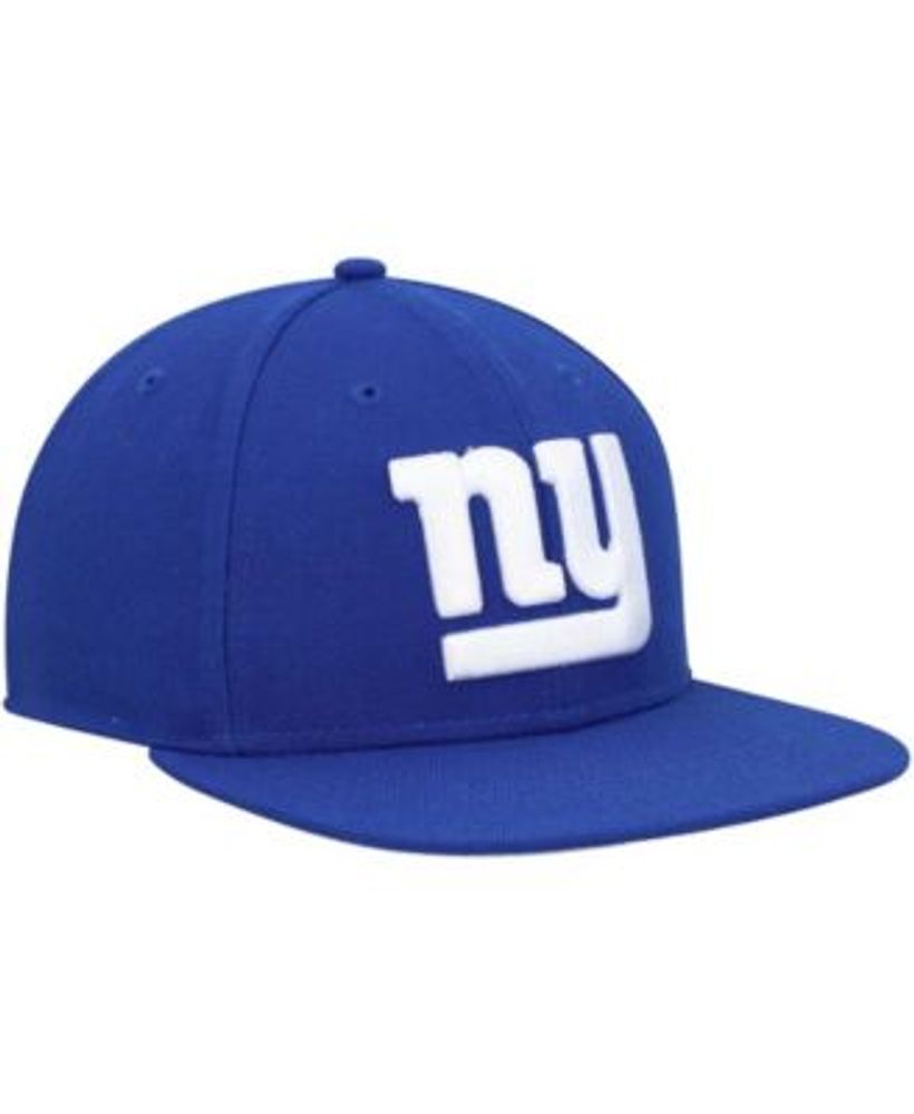 Youth Mitchell & Ness Royal New York Giants Throwback Precurve