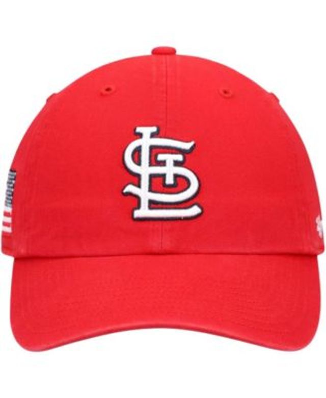 47 Brand Men's Red St. Louis Cardinals Team Pride Clean Up Adjustable Hat