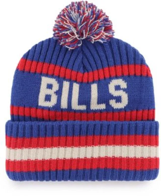 47 Brand Men's Light Blue Houston Oilers Legacy Bering Cuffed Knit Hat with  Pom