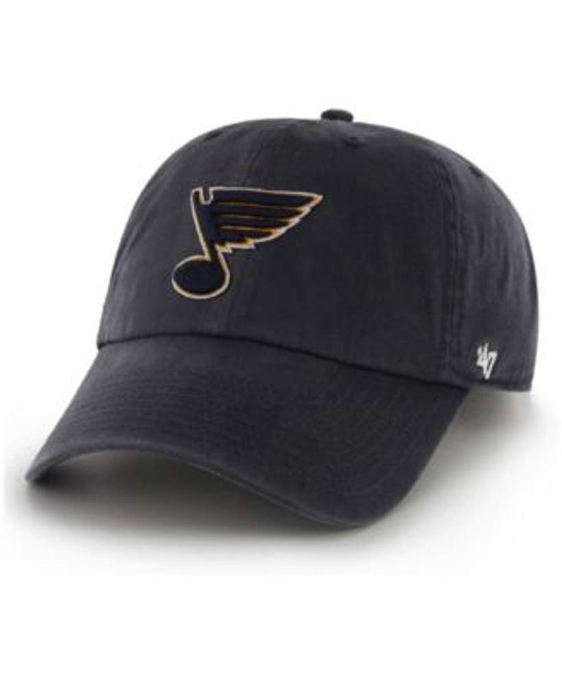 47 Brand Men's Navy St. Louis Blues Primary Logo Clean Up Adjustable Hat