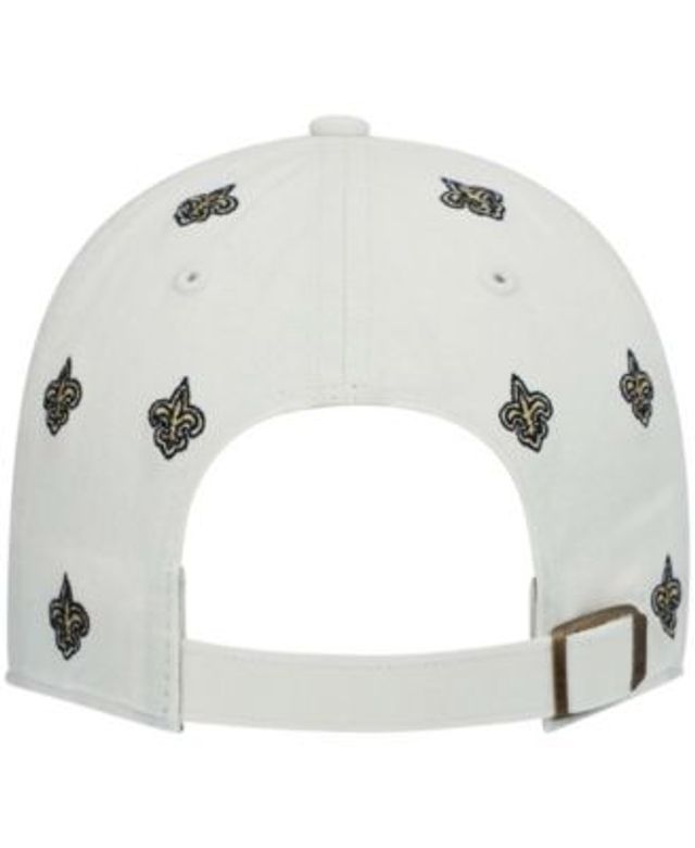 Women's '47 White New Orleans Saints Sharon Clean Up Adjustable Hat