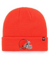 Men's '47 Brown Cleveland Browns Bering Cuffed Knit Hat with Pom