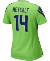 Men's Nike DK Metcalf Neon Green Seattle Seahawks Game Jersey