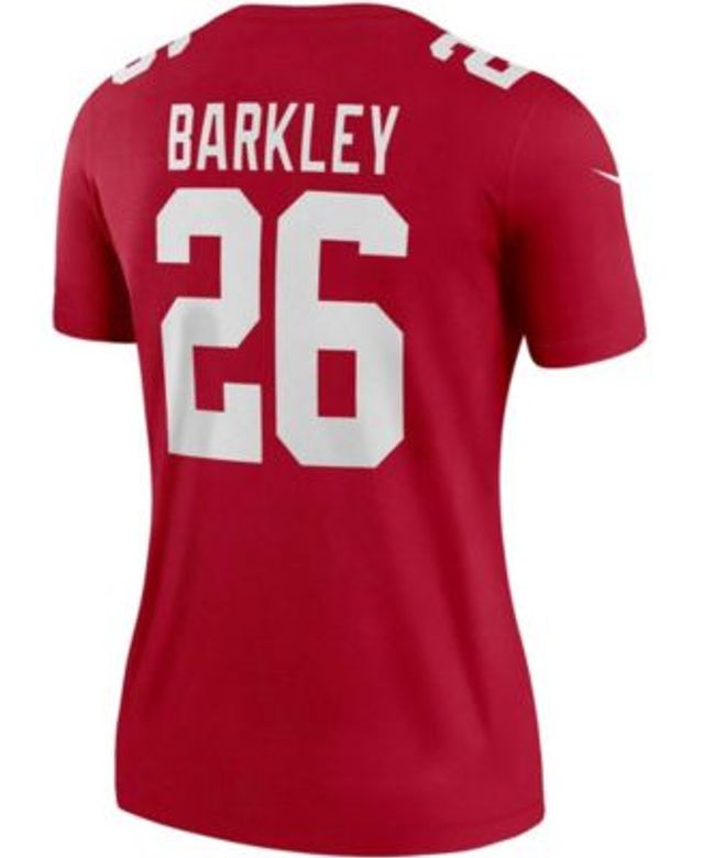 Autographed Saquon Barkley Jersey - #26 Nike Inverted Colors Beckett