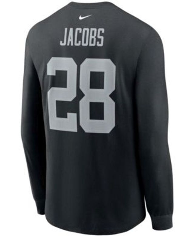Men's Josh Jacobs Oatmeal Las Vegas Raiders Big & Tall Player Name