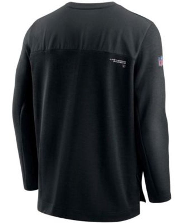 Men's Nike Black Las Vegas Raiders Sideline Player UV Performance Long Sleeve T-Shirt Size: Small