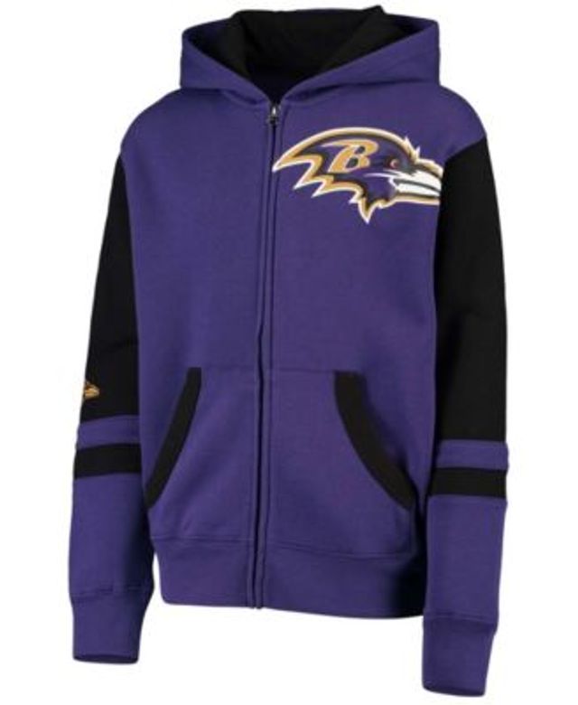 Outerstuff Youth Boys Black Baltimore Ravens Fan Gear Prime Pullover Hoodie