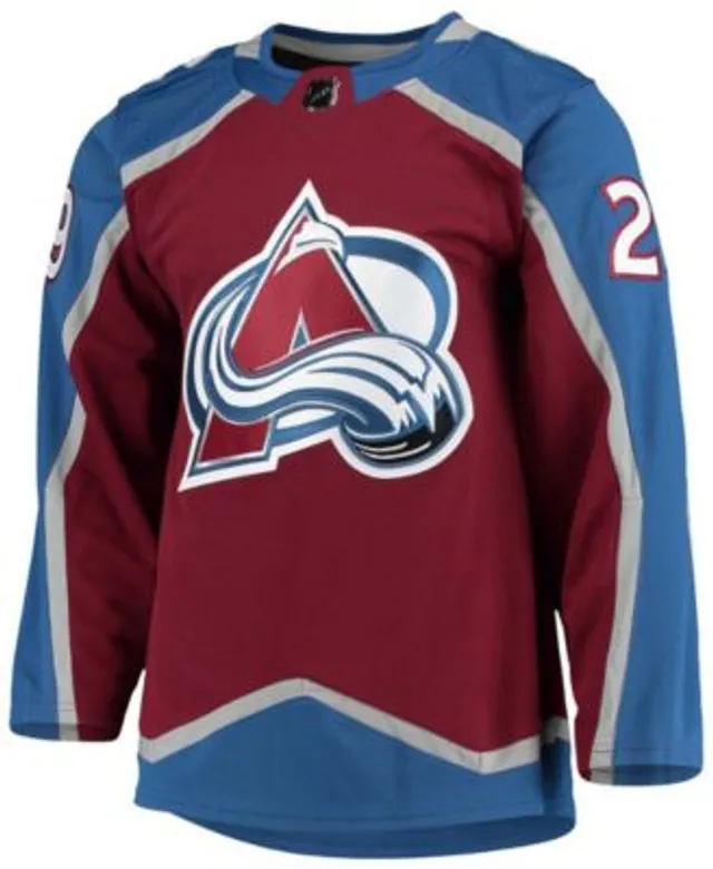 Nathan MacKinnon Colorado Avalanche adidas Home Authentic Player Jersey -  Burgundy