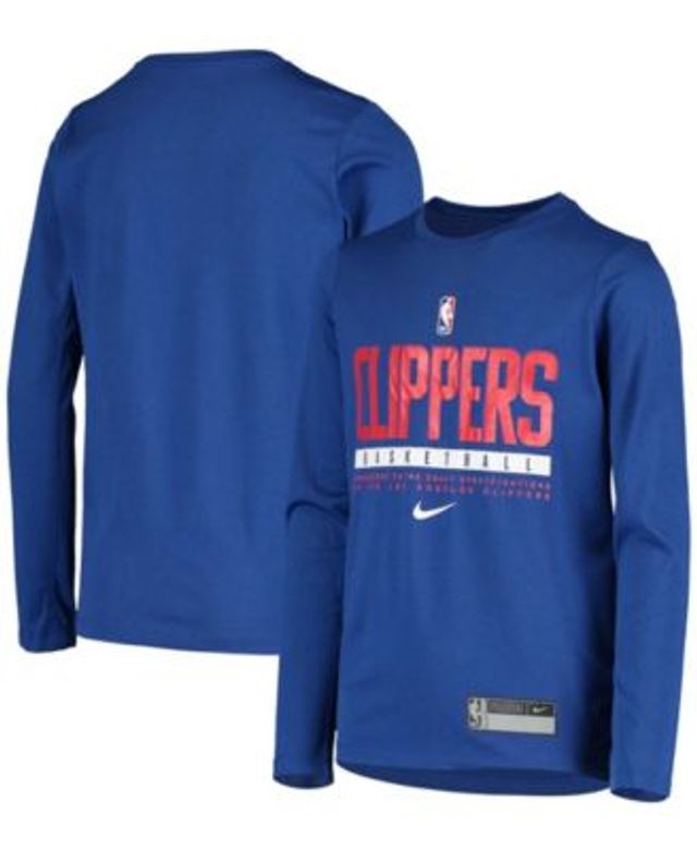 Nike Women's Los Angeles Clippers City Edition Essential Team Performance  T-Shirt - Blue