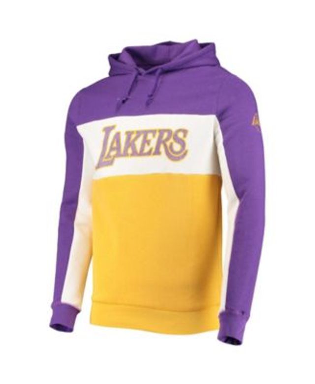 Mitchell & Ness Los Angeles Lakers Head Coach Hoodie Purple - Size M