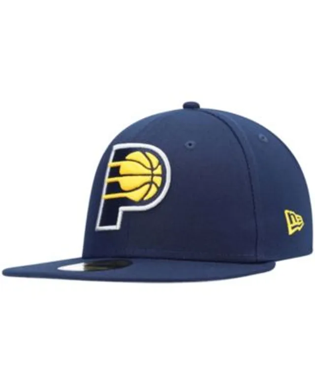 New Era Indiana Pacers Heathered Gray/Navy Two-Tone Low Profile 59FIFTY Fitted Hat