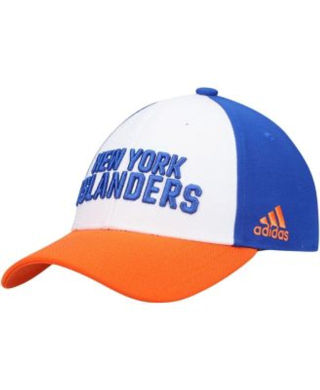 Men's New York Islanders Fanatics Branded Royal/Orange Authentic Pro Rink  Camo Flex Hat