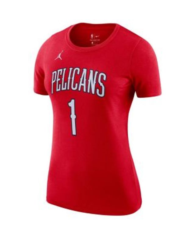 Men's Nike Zion Williamson Red New Orleans Pelicans Name & Number Performance T-Shirt Size: Small