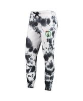 Las Vegas Raiders DKNY Sport Women's Melody Tie-Dye Jogger Pants -  White/Black