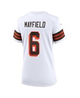 Youth Nike Baker Mayfield Orange Cleveland Browns Inverted Team Game Jersey