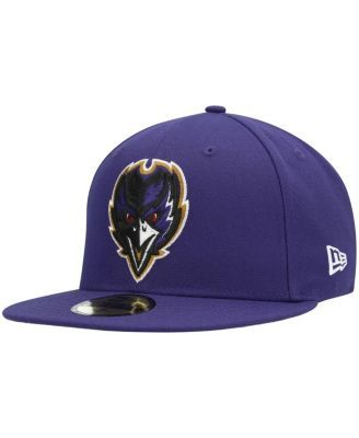 Men's New Era Purple Baltimore Ravens Omaha 59FIFTY Fitted Hat