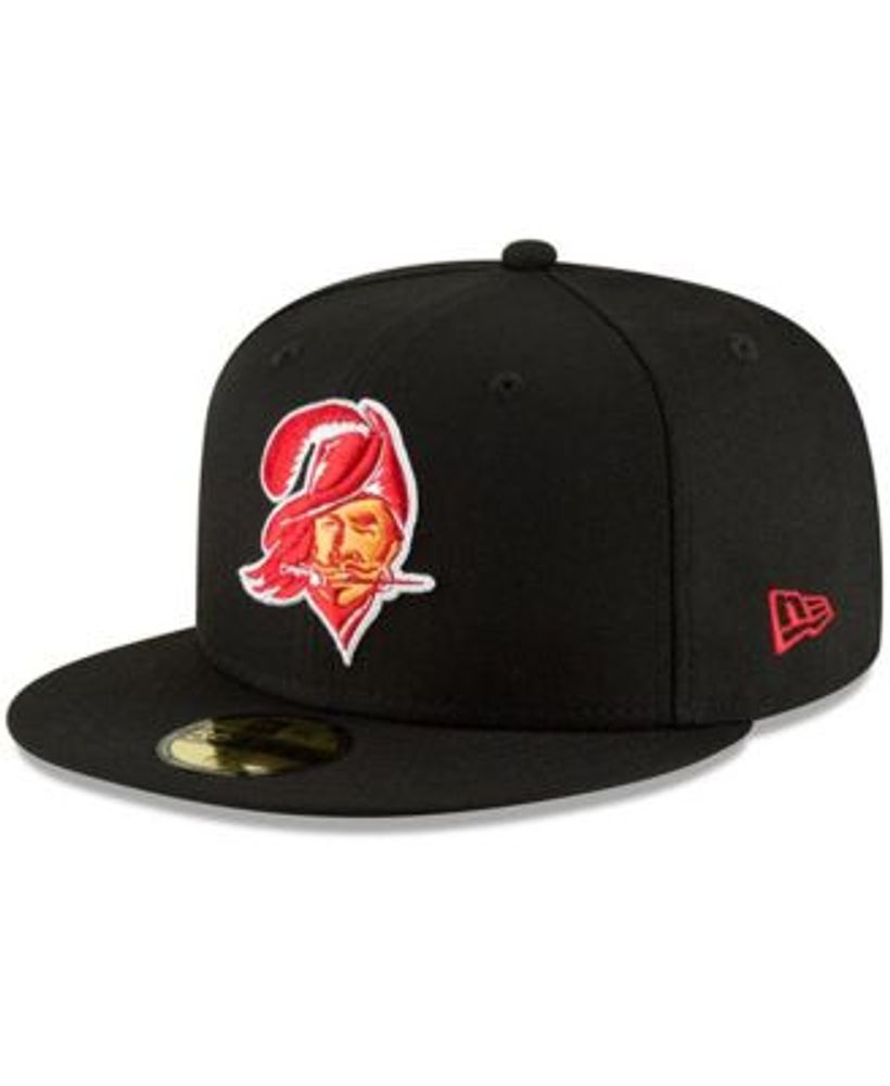 Men's New Era Black Tampa Bay Buccaneers Omaha Throwback Low Profile  59FIFTY Fitted Hat